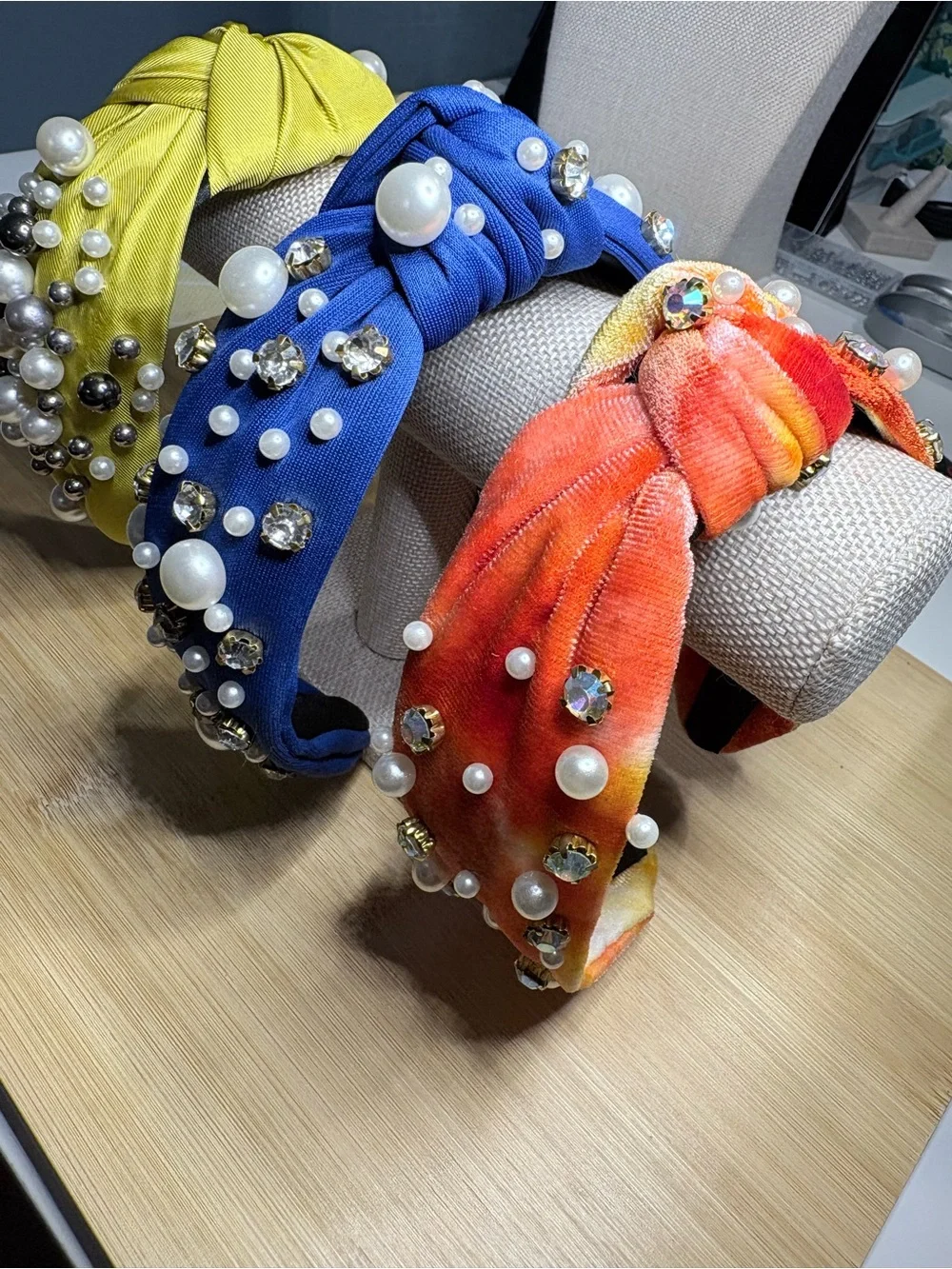 Your choice of ONE bejeweled hairband